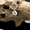 Women's Men's Necklace Stainless Steel with Zodiac Zodiac Zodiac Pendant