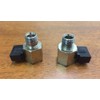 1/4" Drain Cock Ball Valve 2 Pieces Set replacement for