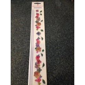 MRS. GROSSMAN'S 2 SHEETS MRS. GROSSMAN'S STICKERS BORDER GLITTER 14" HYDRANGEA GARLAND FLOWERS