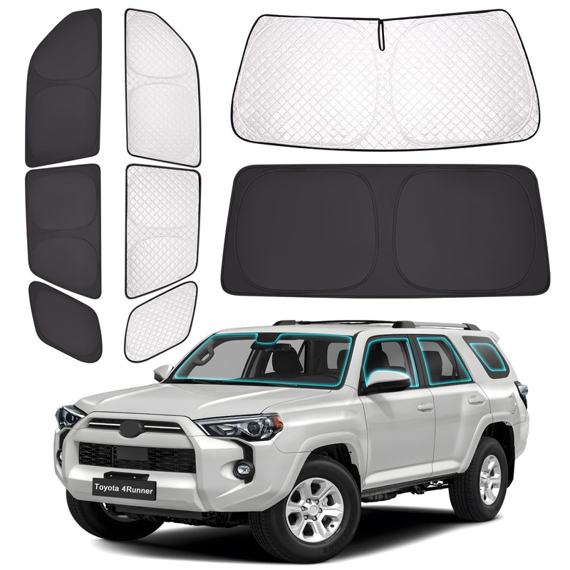 ZATOTOO Car Window Shades for 2017-2024 Toyota 4Runner Sun Shade