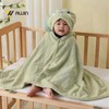 Awin Cute Dinosaur Character Bathrobe with Highly Absorbent Coral Fleece 70*140/Lion 4ea