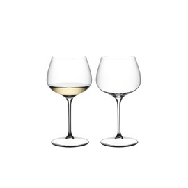 Riedel Chardonnay/Gin Tonic - Crystal Glass - 21,979oz (full) - Set of 2-6424/97 - Grape At White Wine Glass, Dishwasher Safe