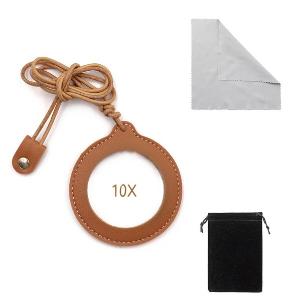 Necklace, Pendant Magnifying Magnifier Magnifying Magnifying 10 Times, Neck Magnifier,