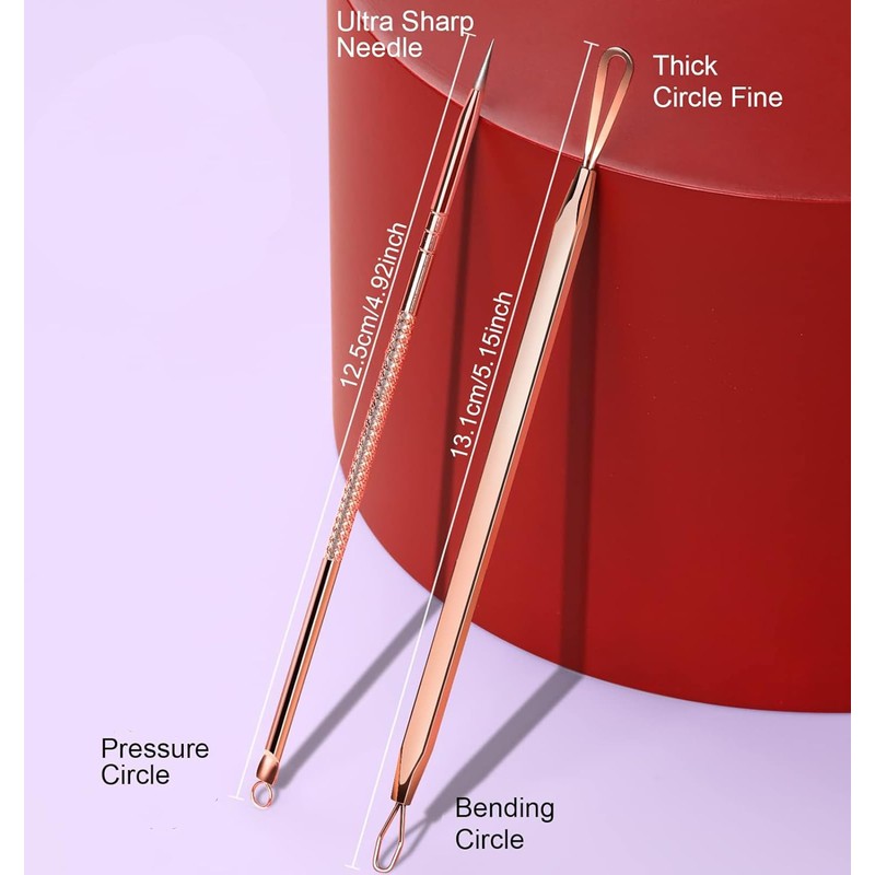 XingFuDM 2 Piece Blackhead Removal Tool & Blemishes Blackhead Remover