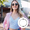BOXOB 2pcs Crop Bands, 95cm/37.4 Inch Medium Black Adjustable Clothes