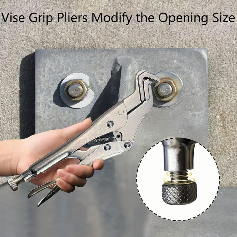 Parrot Plier, 8.26" Locking Pliers for Welding, Adjustable Grip Pliers