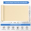KING MOUNTAIN Canvas Repair Patch 16×60 Inch Self-Adhesive Waterproof Fabric
