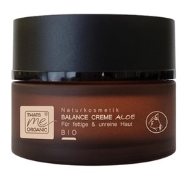 Organic Balance Cream Aloe for Oily and Blemished Skin 50 ml Natural Cosmetics