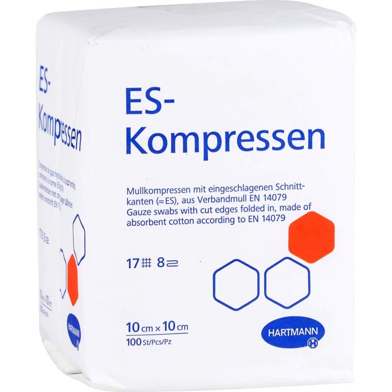 ES-KOMPRESSEN Non-Sterile 10 x 10 cm 8-Ply