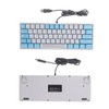 Wired RGB Keyboard Sensitive Operation Quick Response 62 Key White