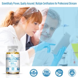 ZIPINKJ Qty120 Hyaluronic Acid Capsules Joints Support Anti Aging Reduce Wrinkles--