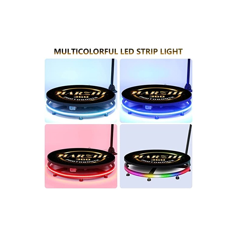 HARZHI LED Strip Lights for 360 Photo Booth Accessories LED