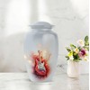YATHABHISA Guitar Cremation Urn for Human Ashes, White Musical Memorial