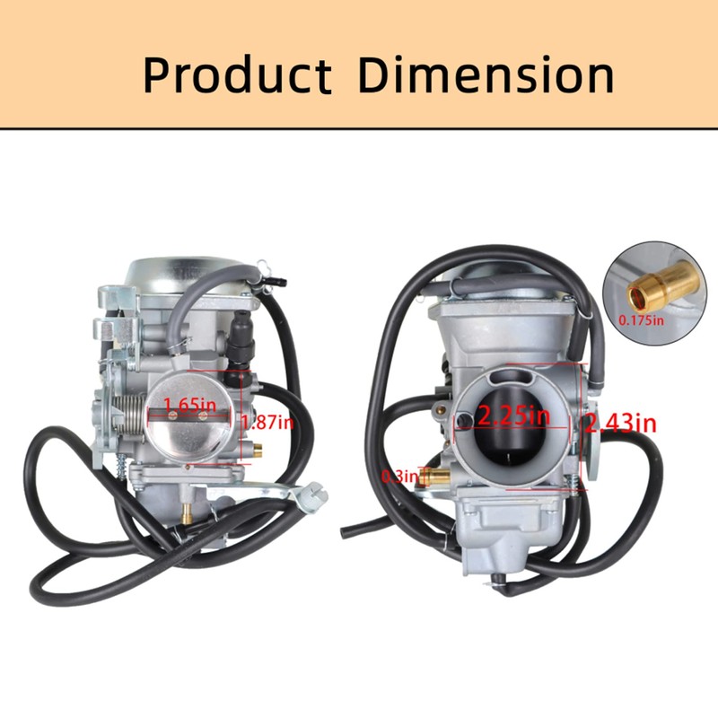 Motorcycle Carburetor 16100-MY6-772 Replacement for 1993-2012 Honda XR650L