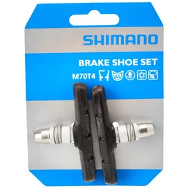 Shimano Y8BM9803A M70T4 brake shoe set, 2 pairs, black