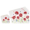 The Leonardo Collection LP94604 Poppy Field Floral Place Mats (Set