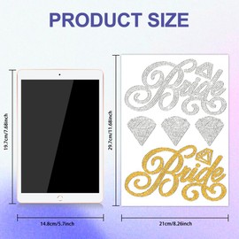 ANATTASOUL Iron On Rhinestone Transfer Sticker Crystal Iron-On Sticker Bridal Diamond Hotfix Bling Rhinestone Patch For Clothing Hat Carry Bag DIY Crafts Gifts Festival