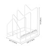 Poeland Kitchen Pot Lid Organizer, Pan Rack with 3 Compartments,