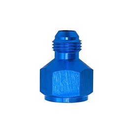 10AN Female to 6AN Male Flare Fitting Reducer Adapter Fitting Aluminum (Bule)