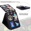 HUHYNN Patch Display, Vertical Patch Organizer with 4 Pages for