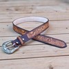 DANIEL'S ARTPLANET Western Belt for Men 1.5” Wide Full Grain