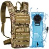 Wiserset Hydration Backpack with 3L TPU Bladder, Tactical Molle Backpack