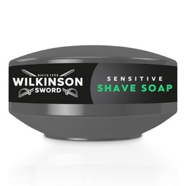 Wilkinson Sword shaving soap for sensitive skin Ideal for men's toiletry bags, home barber kits, shaving soap and bowl for sensitive skin, 1 pack