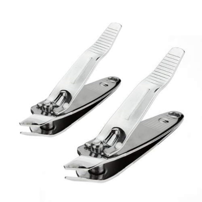 Zittop 2pcs Finger Toe Nail Art Side Slant Edge Clipper