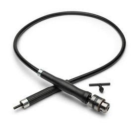 Kings County Tools Flex Shaft with 3/8” Chuck | 54” Length | Work From A Distance | Ball Bearing Design and Tough Covering | Forward Motion Only – NO REVERSE