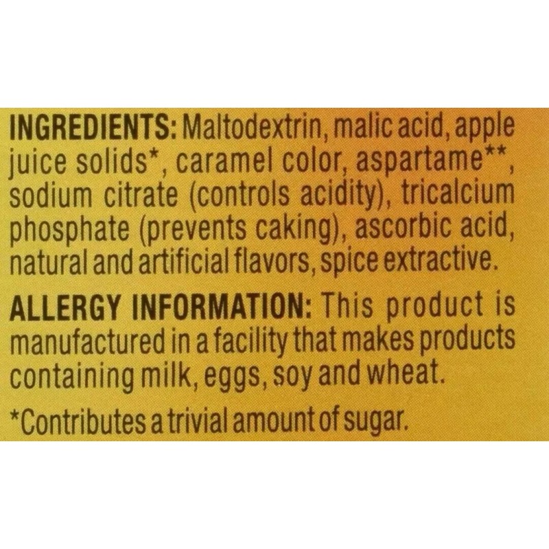 Alpine SPICED CIDER Sugar-Free Apple Flavored Drink Mix 1.4oz 10
