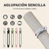 2026 Nuevo Bridas de Silicona, Organizador de Cables Reutilizable para