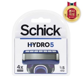 Schick Hydro5 Basic Blades (4-pack) / 쉬크 하이드로5 베이직 날 4입