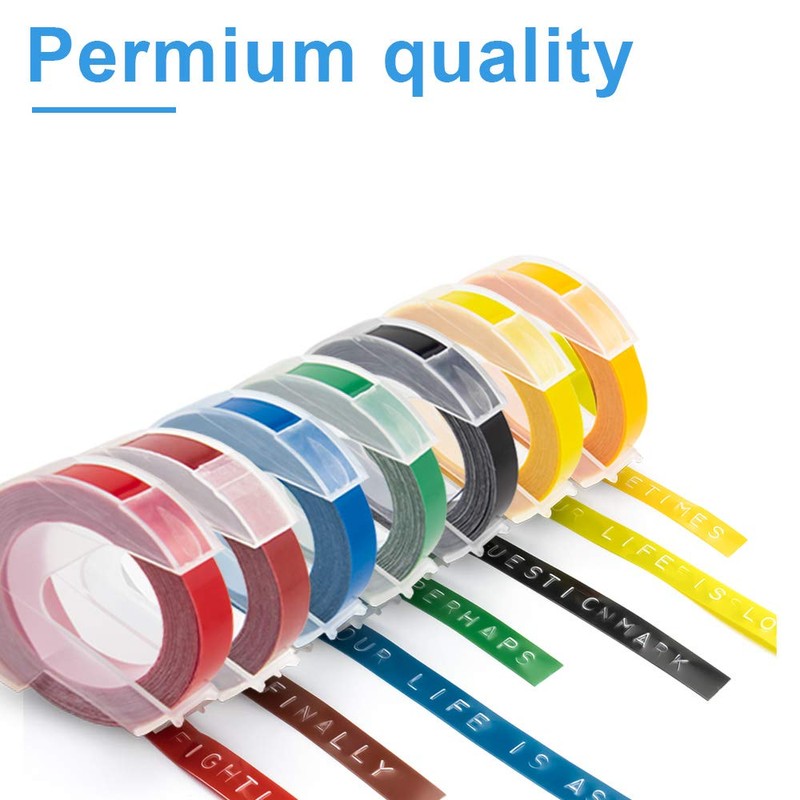 UniPlus Compatible with Embossing Tape Replacement for Omega Tape S0717930