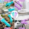 Elgood Reusable Long Sleeve Dishwashing Cleaning Gloves with Latex Free,Cotton