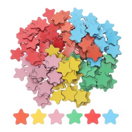 SEWACC 240Pcs Star Magnets for Whiteboard Star Fridge Magnets Colored Magnets Star for Reward Office Kitchen Classroom Decoration