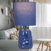 Set of 2 Dimple - Navy Blue Ceramic 29cm Table