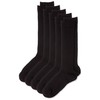 Fukusuke 155N58A0-1 School Socks, Bulk Buy, 5 Socks Set (Crew