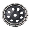 NUZAMAS 5" Double-Row Diamond-Cup Grinding-Wheel 125mm Discs for for Concrete