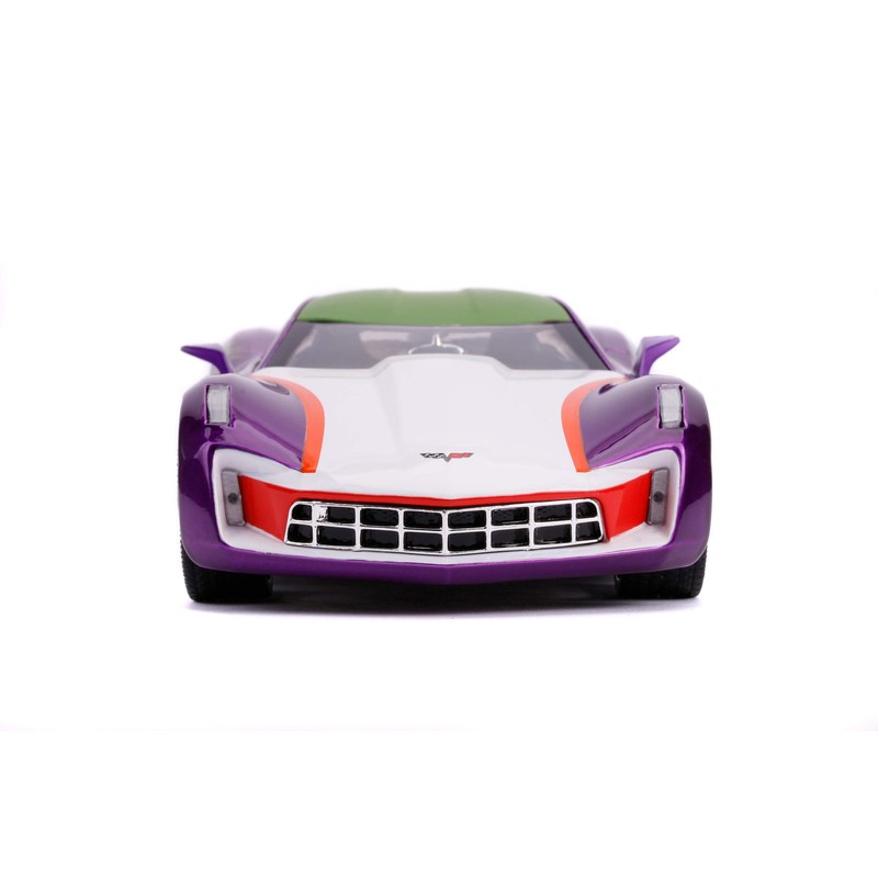 Jada 253255020 Joker 2009 Chevy Corvette Stingray 1:24 escala DIE-Cast