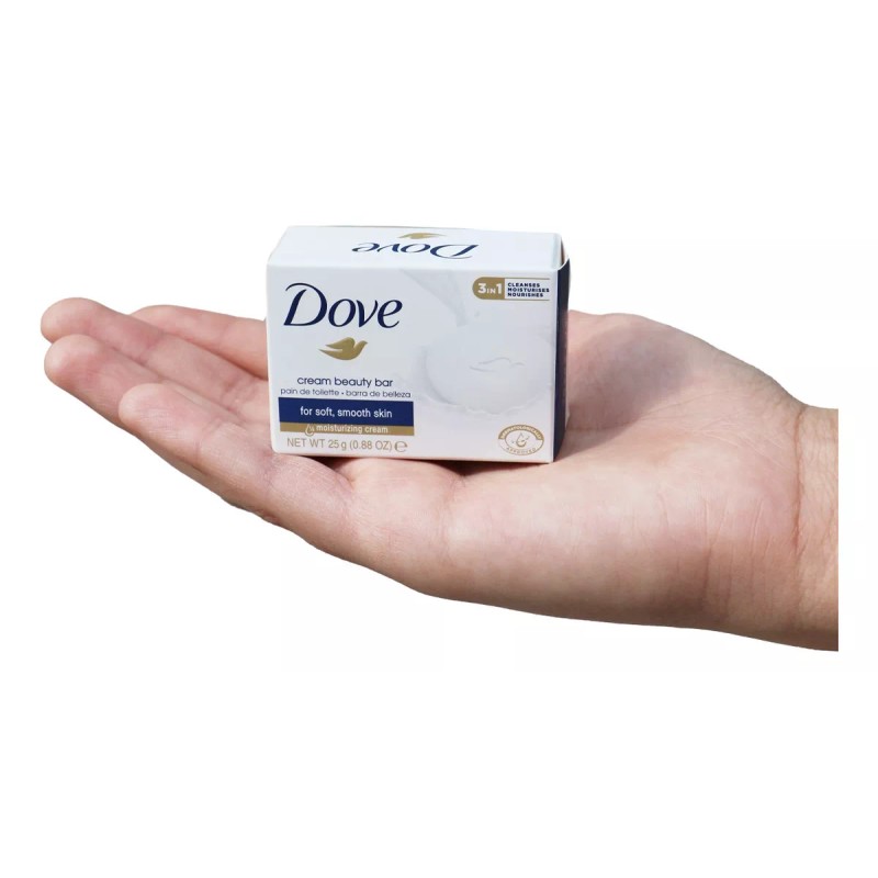 Dove Paq 96 Pz Jabón En Barra Dove Con Crema