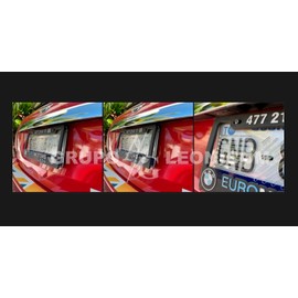 Porta placas protector de placas transparente anti foto transparente