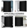 ZTTXL Shower Curtain (72" x 78"), Black Leopard Cheetah Print