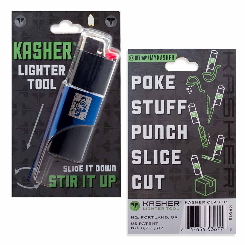 Kasher’s Cheech and Chong Lighter Tool - Lightweight & Multipurpose