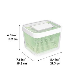 OXO Good Grips GreenSaver Produce Keeper - 4.3 Qt,White