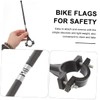 Toddmomy 2 Pieces Bicycle Flagpole Stand, Children's Stand, Children's Bikes,