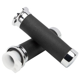 1 Pair Motorcycle Grip Throttle Tube 1" Replacement 53145-MM8-000 Fit for Honda VT XVS Shadow 400/600/750/1100/1300 Magna Sabre Right Grip Throttle Tube and Left Hand Grips