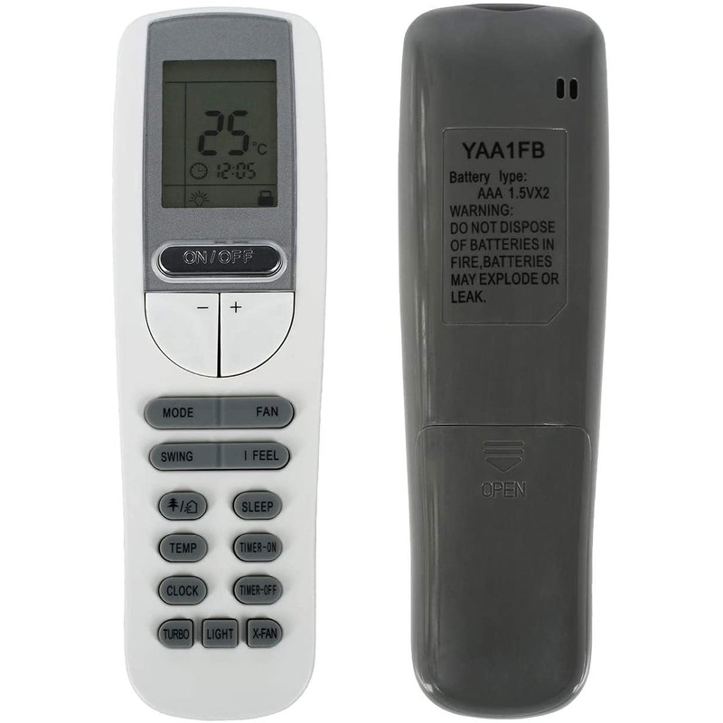 Replacement Remote Control White AC Remote Control for GREE YAA1FB