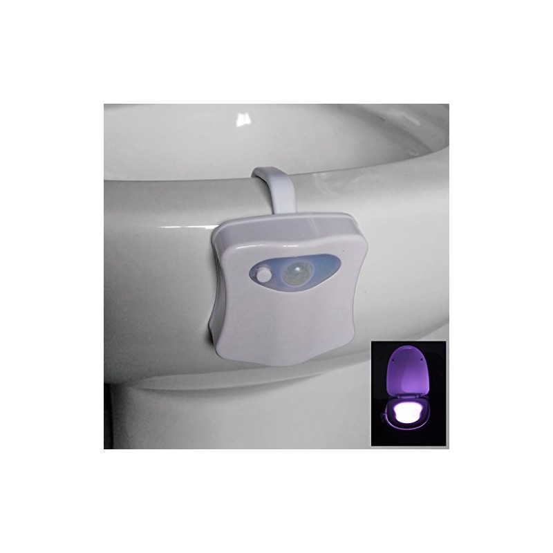 Automatic Motion Sensor Toilet Night Light, Modern Elegant Design With
