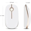 Wireless Mouse, Vssoplor 2.4G Slim Portable Computer Mice with Nano