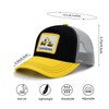 Wodeal Boys Excavator Trucker Hat, Adjustable Toddler Snapback Mesh Baseball